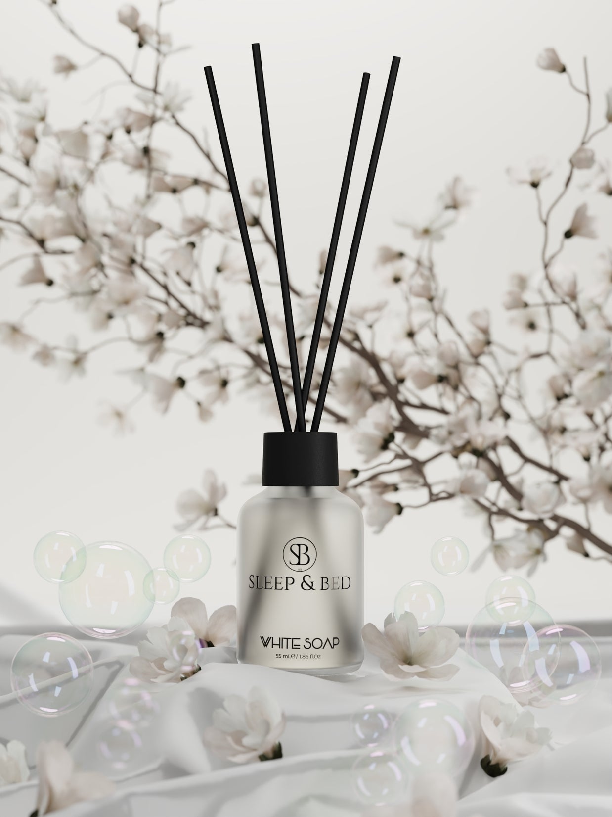 White Soap Reed Diffuser – 55ML